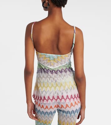 Top lencero de punto en zigzag | Missoni