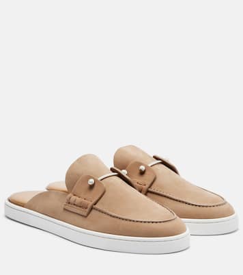 Chanme suede mules | Christian Louboutin
