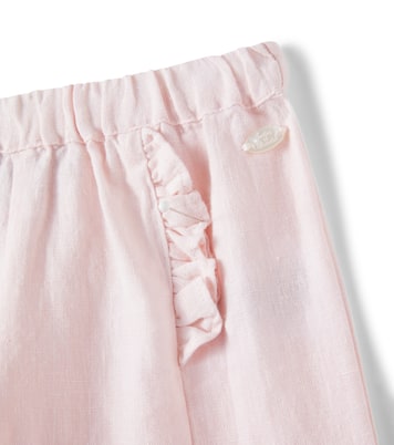 Baby ruffled linen pants | Tartine et Chocolat