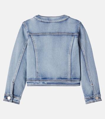 Bestickte Jeansjacke | Monnalisa