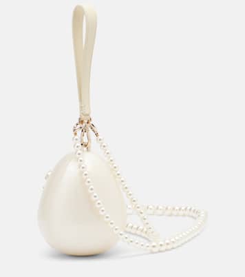 Hare Pearl Egg embellished clutch | Simone Rocha