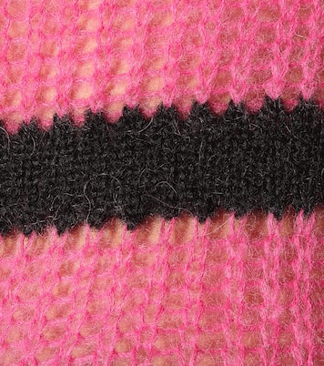 Pullover a righe in mohair | Miu Miu