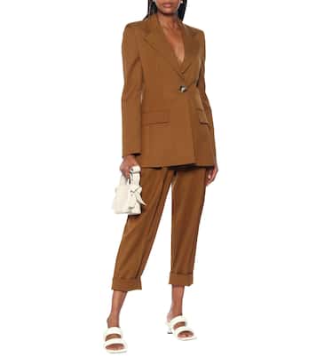 Pantaloni a vita alta in lana | Proenza Schouler