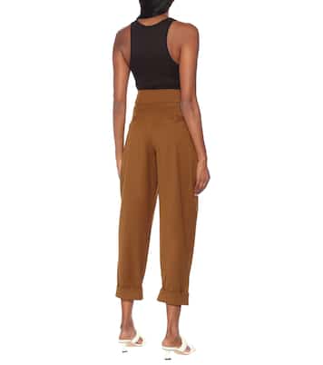 Pantaloni a vita alta in lana | Proenza Schouler