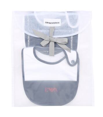 Baby set of cotton bibs | Emporio Armani Kids