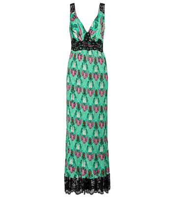 Floral jersey maxi dress | Rabanne