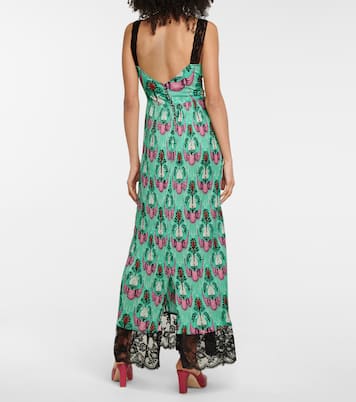 Floral jersey maxi dress | Rabanne