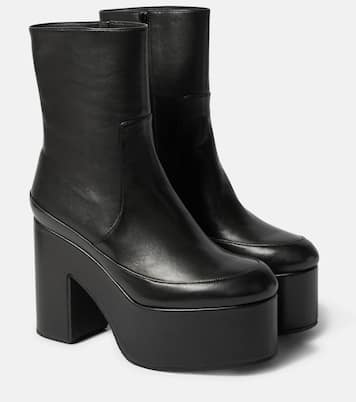 Bottines à plateau en cuir | Dries Van Noten