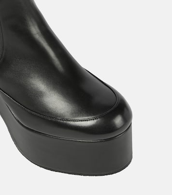 Bottines à plateau en cuir | Dries Van Noten