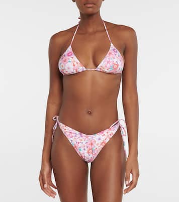Susan floral-print bikini bottoms | Reina Olga