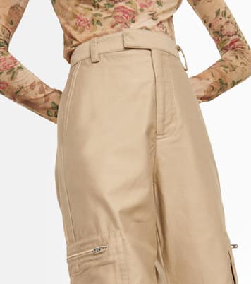 Pantalon cargo ample en coton mélangé | Amiri