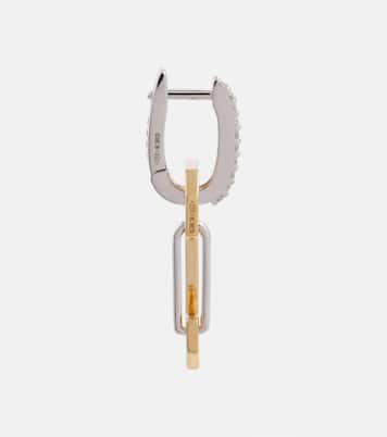 Boucle d'oreille unique Chiara Small en or 18 ct et diamants | Eéra