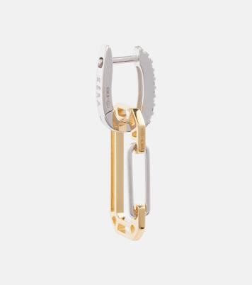 Boucle d'oreille unique Chiara Small en or 18 ct et diamants | Eéra