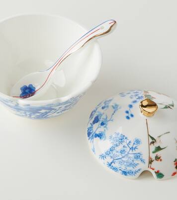 Hybrid Maurilia sugar bowl with spoon | Seletti