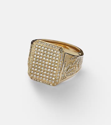 Bague Flower en or 18 ct et diamants | Rainbow K