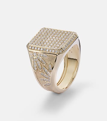 Bague Flower en or 18 ct et diamants | Rainbow K