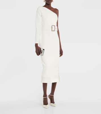 Vestido midi asimétrico | Safiyaa
