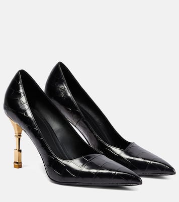 Escarpins Moneta en cuir embossé | Balmain