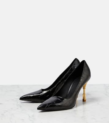 Escarpins Moneta en cuir embossé | Balmain