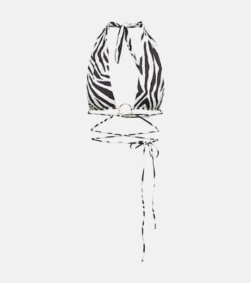 Pierced wrap bikini top | Same