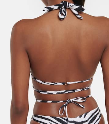 Pierced wrap bikini top | Same