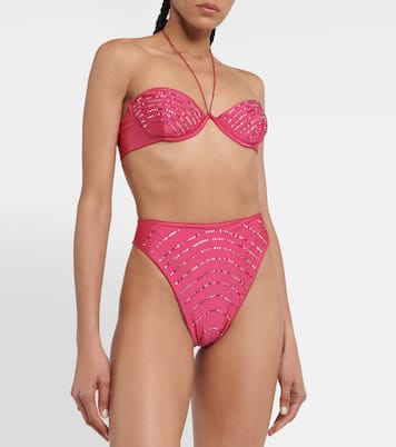 Gem embellished bikini set | Oséree