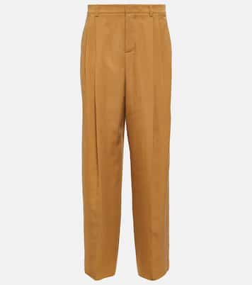 Pantalon plissé ample à taille basse | Vince