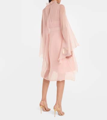 Bridal Alma slip silk minidress with cover-up | Max Mara