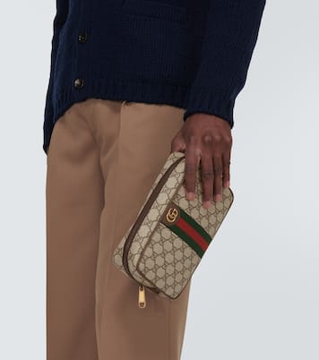 Neceser Gucci Savoy con tribanda Web | Gucci