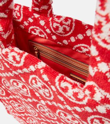 Borsa in spugna di cotone con logo | Tory Burch
