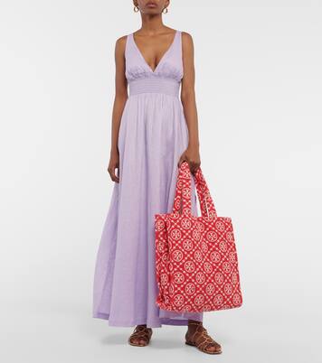 Borsa in spugna di cotone con logo | Tory Burch