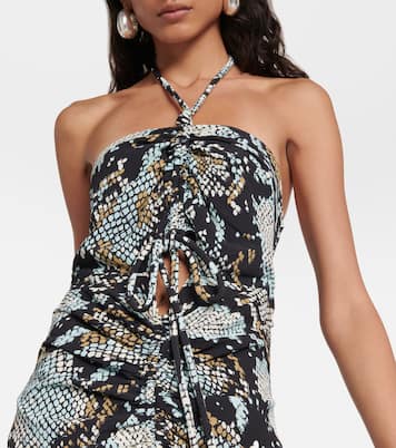 Robe midi imprimée | Proenza Schouler