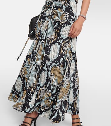 Robe midi imprimée | Proenza Schouler