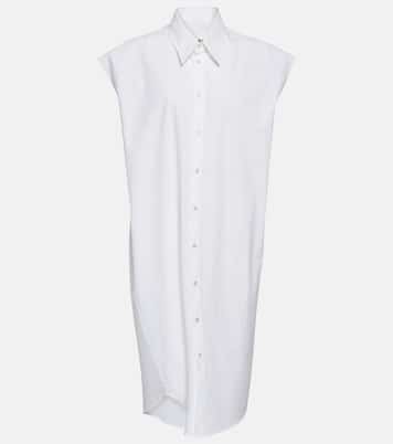 Abito midi in popeline di cotone | MM6 Maison Margiela