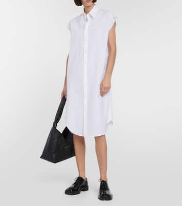 Abito midi in popeline di cotone | MM6 Maison Margiela
