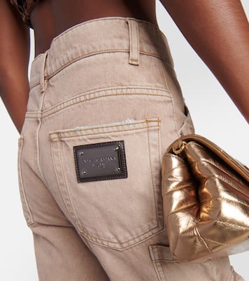 Pantaloni cargo in cotone a vita alta | Dolce&Gabbana