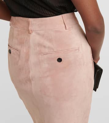 High-rise suede pencil skirt  | Tom Ford