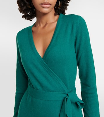 Vestido envolvente Astrid de lana y cachemir | Diane von Furstenberg
