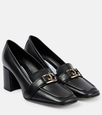 Evin 65 leather loafer pumps | Jimmy Choo