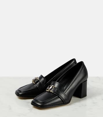 Evin 65 leather loafer pumps | Jimmy Choo