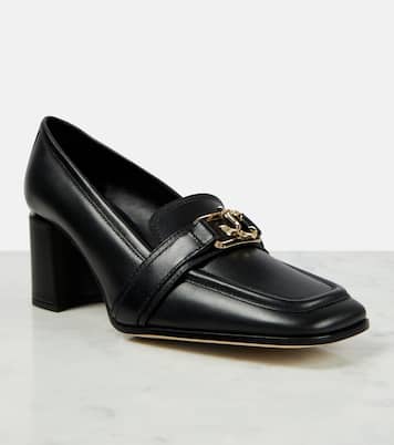 Evin 65 leather loafer pumps | Jimmy Choo