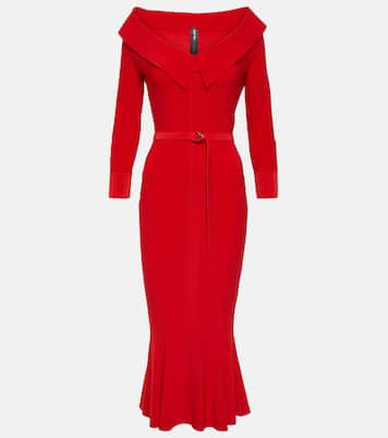 Off-shoulder midi dress | Norma Kamali