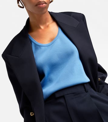 Tank top in maglia a coste | Bottega Veneta