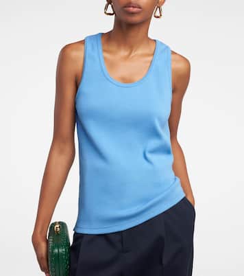 Tank top in maglia a coste | Bottega Veneta