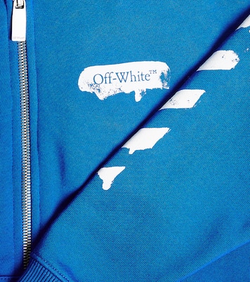 Sudadera con capucha de algodón con logo | Off-White Kids