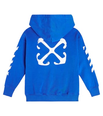 Sudadera con capucha de algodón con logo | Off-White Kids