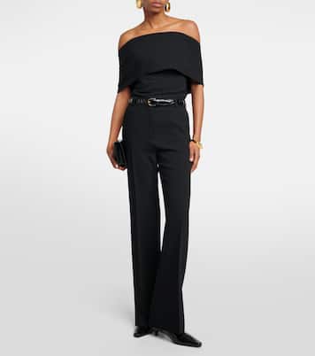 Pantaloni flared in crêpe | Toteme