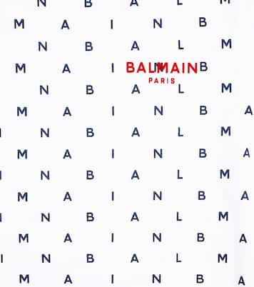 Camiseta de jersey de algodón estampada | Balmain Kids