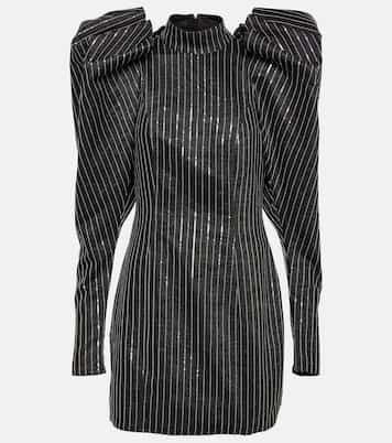 Sequined cotton twill minidress | Rotate