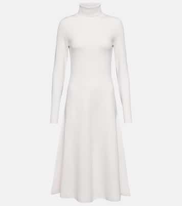 Silk-blend midi dress | Joseph